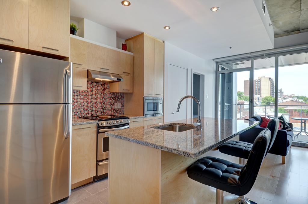 Apartamento Les Immeubles Charlevoix - Le 760-605 Ciudad de Quebec Habitación foto